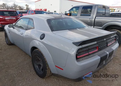 2021 Dodge Challenger Srt Super Stock из США, поврежденный, VIN 2C3CDZL92MH614263